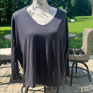 Lululemon Athletica Black Relaxed Long Sleeve T-Shirt